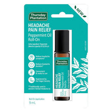 Load image into Gallery viewer, Thursday Plantation Headache Pain Relief Peppermint Oil Roll-On - 9mL