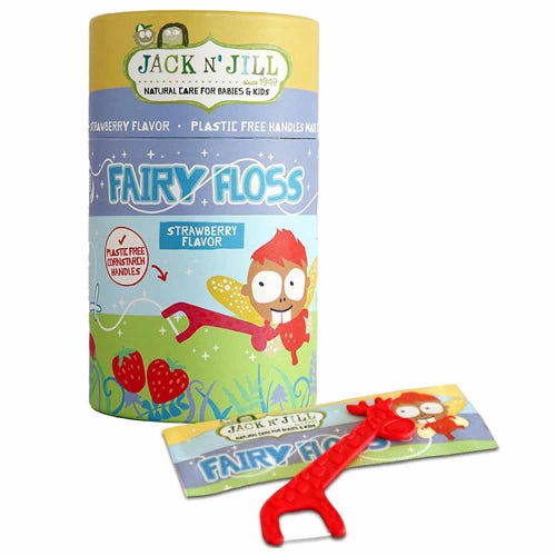 Jack N' Jill Fairy Floss Picks Strawberry 30 Pack