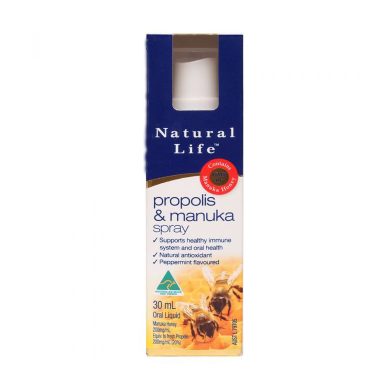 Natural Life Propolis & Manuka Honey Spray 30mL