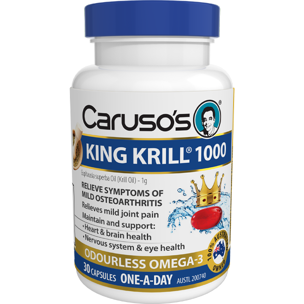 Caruso's Natural Health King Krill 1000mg 30 Capsules