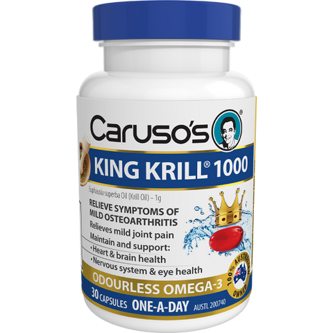 Caruso's Natural Health King Krill 1000mg 30 Capsules