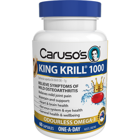 Caruso's Natural Health King Krill 1000mg 60 Capsules