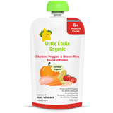 Little Etoile Organic Chicken, Veggies & Brown Rice 120g