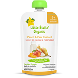 Little Etoile Organic Peach & Pear Custard 120g (Expiry 09/2024)