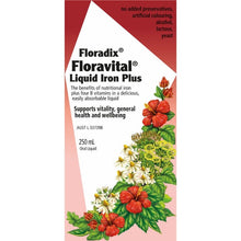 Load image into Gallery viewer, Floradix Floravital Liquid Iron Plus 250mL