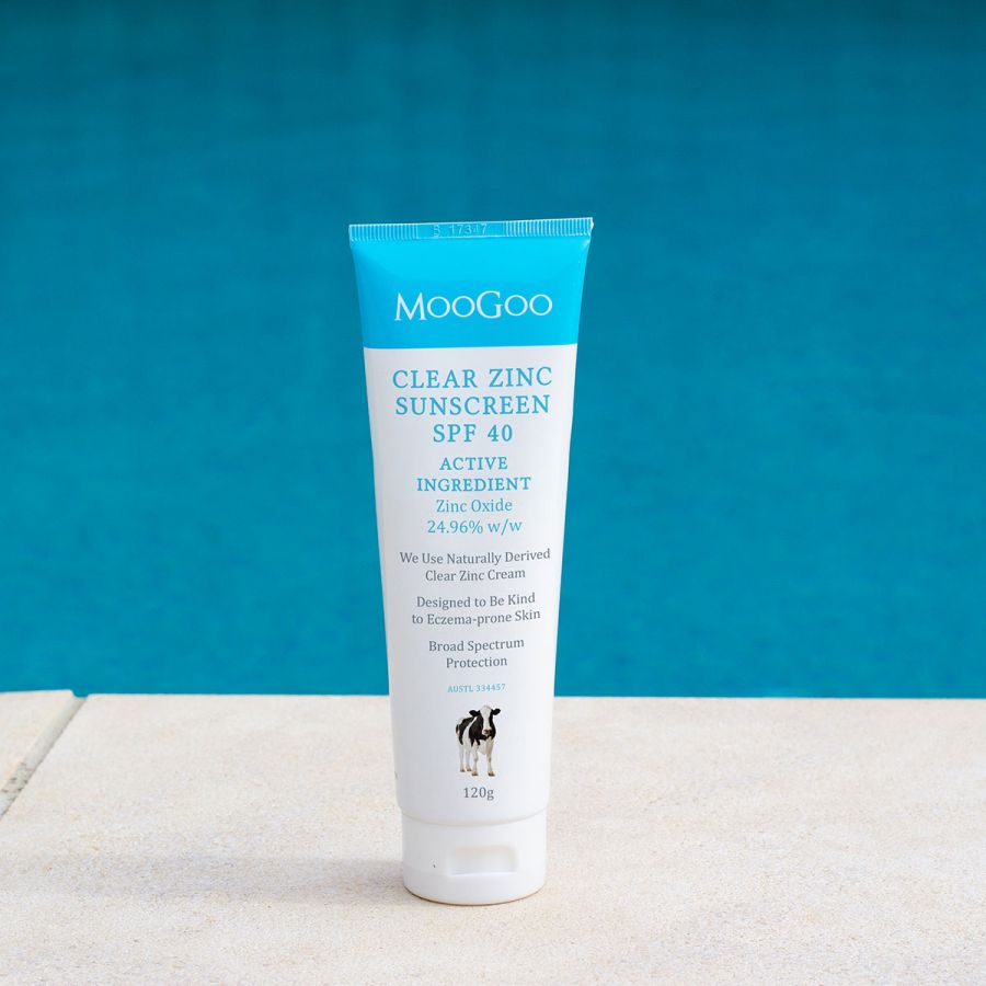 MooGoo Natural Clear Zinc Sunscreen SPF 40 120g