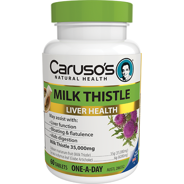 Caruso's Natural Health Milk Thistle 60 Tablets