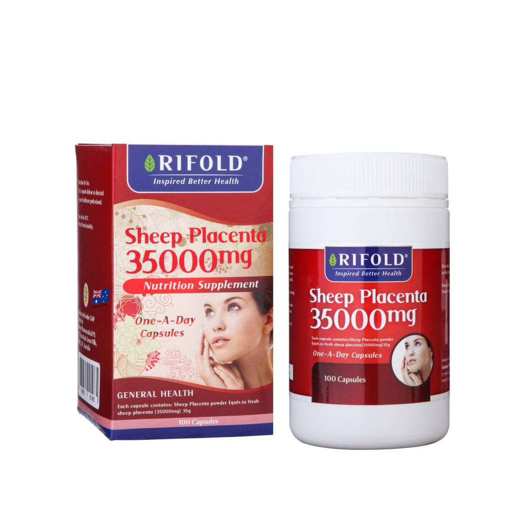 Rifold Sheep Placenta 35000mg 100 Soft Capsules