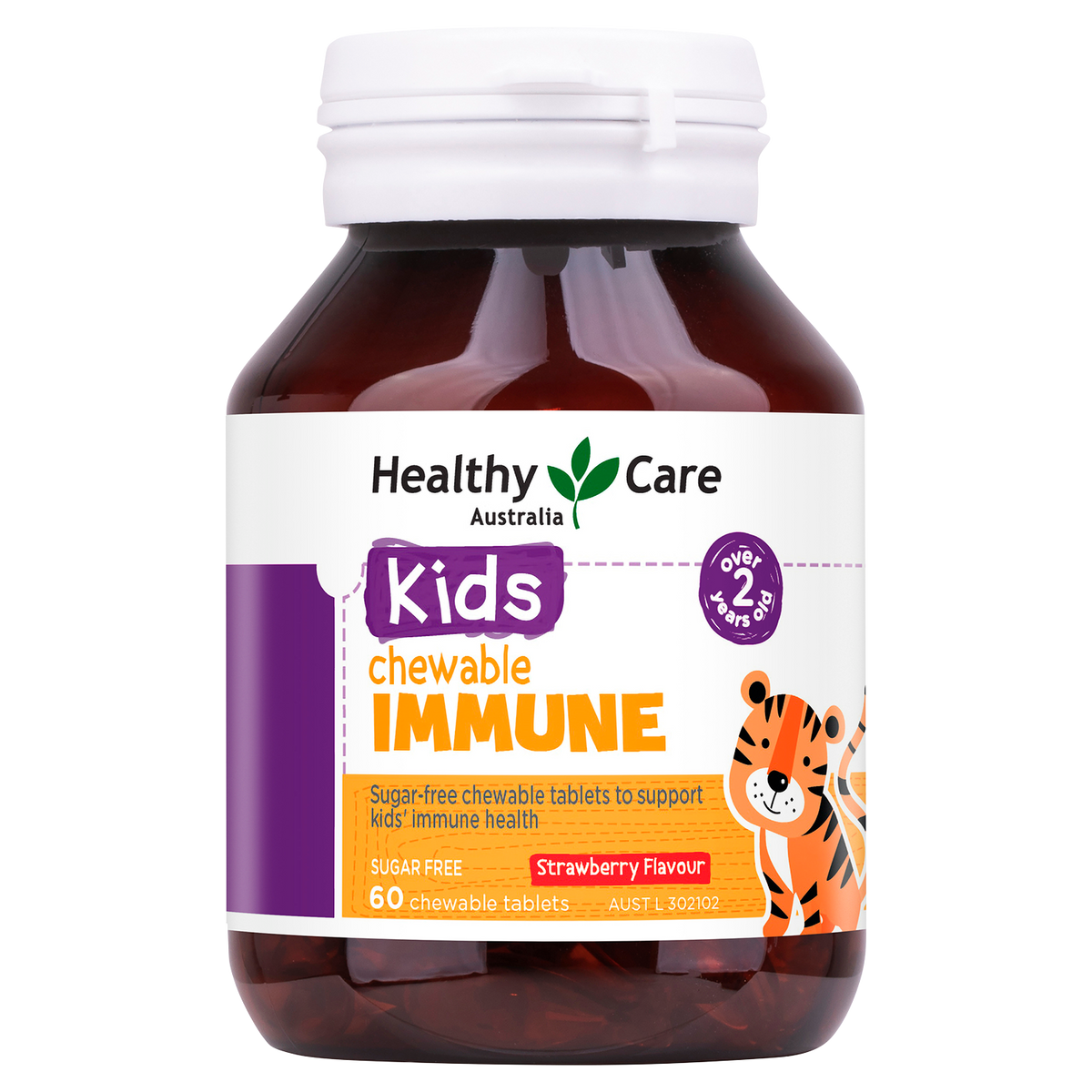 Healthy Care Kids Immune 60 Chewable Tablets