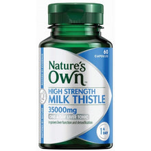 Load image into Gallery viewer, Nature&#39;s Own High Strength Milk Thistle 35,000mg 60 Capsules