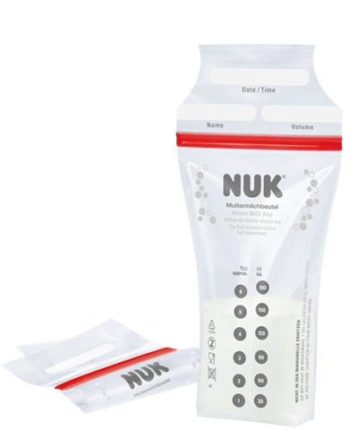 NUK Breast Milk BPA Free Bags 25 x 180mL Bags