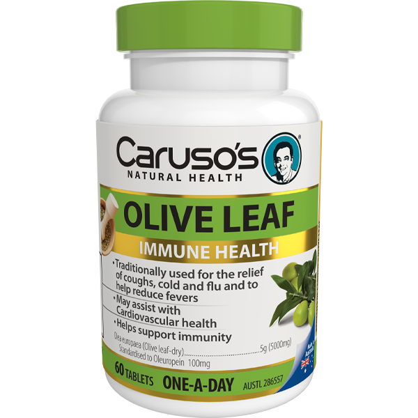 Caruso's Natural Health Olive Leaf 60 Tablets