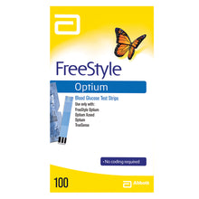Load image into Gallery viewer, Abbott Freestyle OPTIUM Neo Blood Glucose Strips (100 Tests)