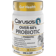 Load image into Gallery viewer, Caruso&#39;s Natural Health Probiotic Over 60&#39;s 60 Capsules