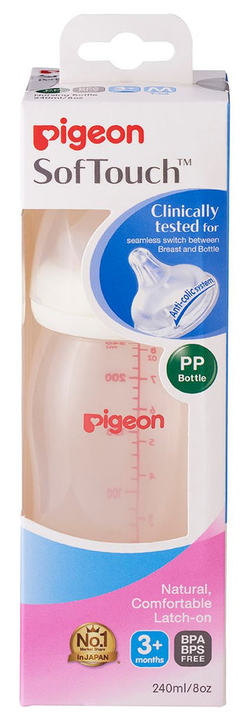 Pigeon SofTouch Peristaltic Plus PP Bottle 240mL