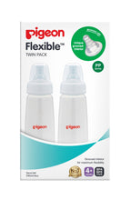 Load image into Gallery viewer, Pigeon Flexible Peristaltic PP Bottle 240ml Twin Pack
