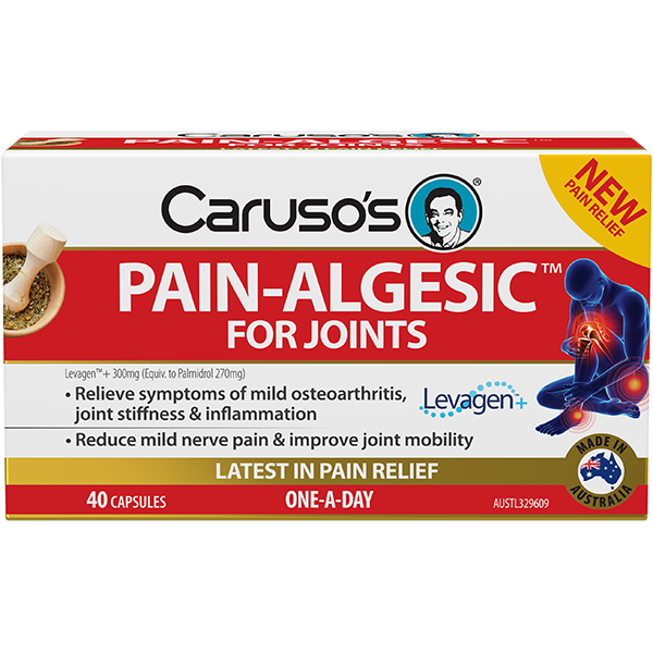 Caruso's Natural Health Pain-Algesic for Joints 40 Capsules