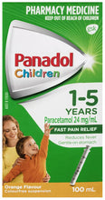 Load image into Gallery viewer, Panadol Children 1-5 Years Suspension Orange Flavour 100mL ( Limit ONE per Order)