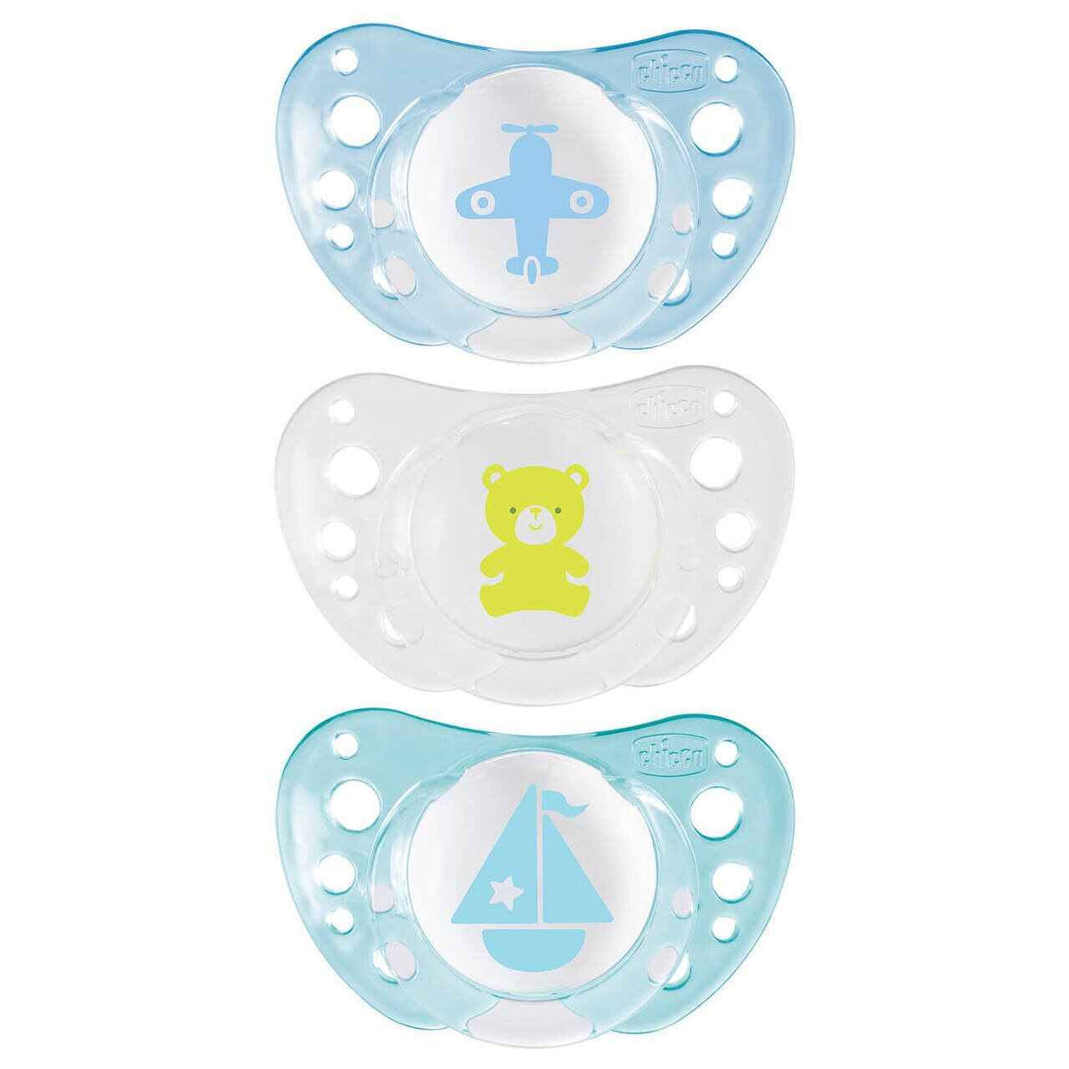 Chicco Physio Air Soother 2 Packs for Boy
