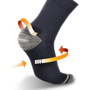 Thermoskin Dynamic Compression Crew Plantar FXT Crew Socks