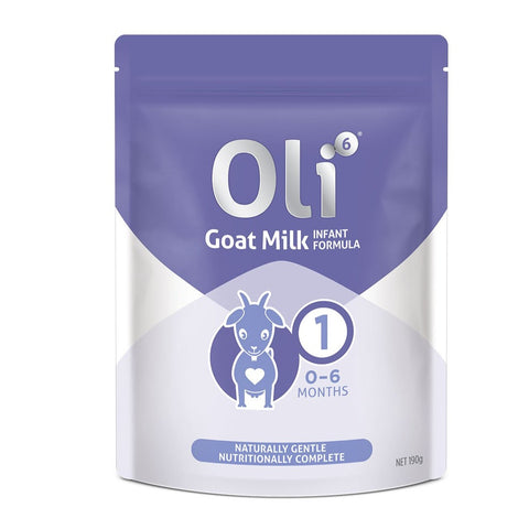 Oli6 Goat Milk Infant Milk Formula 0 to 6 months Stage 1 190g Pouch