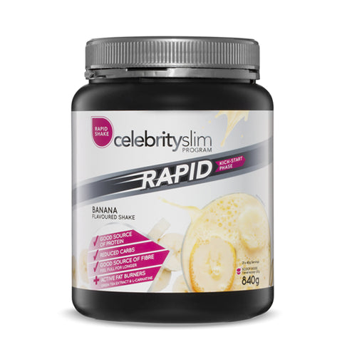 Celebrity Slim Rapid Banana Shakes 840g