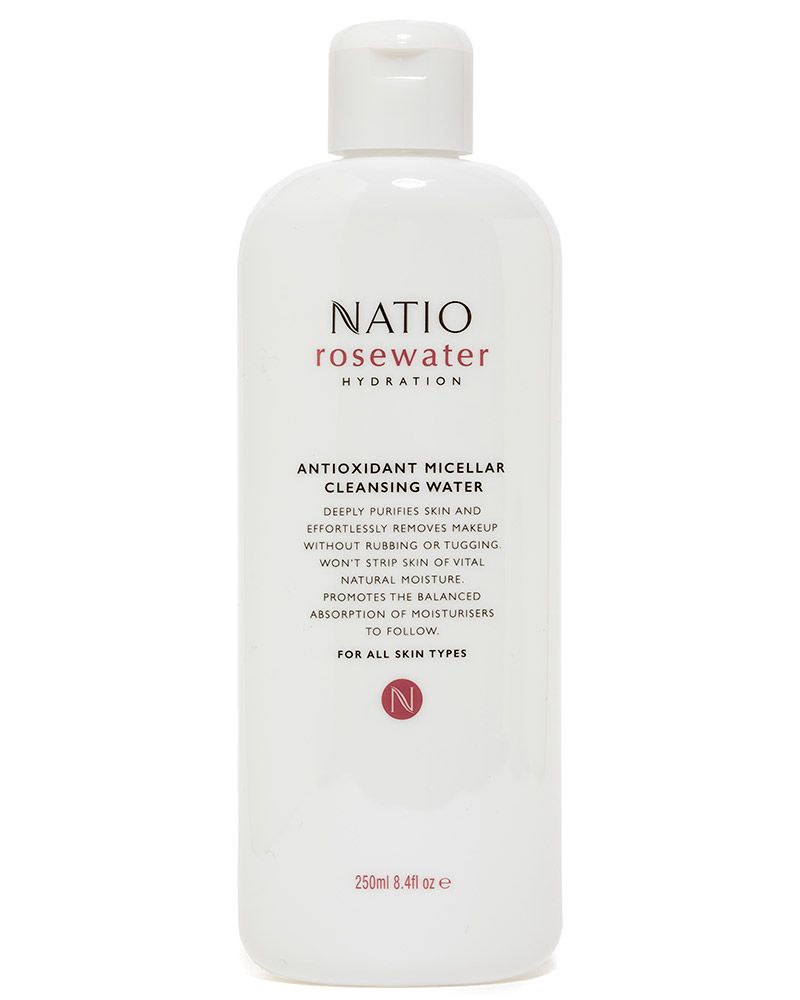 Natio Rosewater Hydration Antioxidant Micellar Cleansing Water 250mL