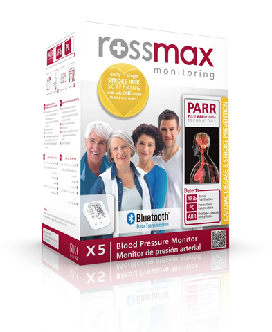 Rossmax X5 PARR Automatic Blood Pressure Monitor Bluetooth