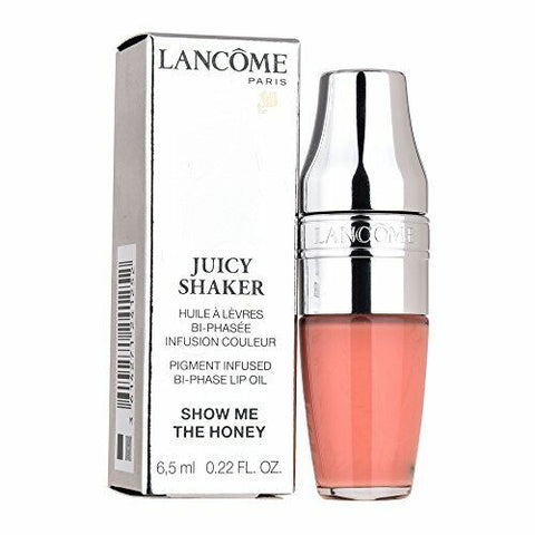 LANCOME Juicy Shaker Pigment Infused Bi Phase Lip Oil - #112 Show Me The Honey 6.5mL