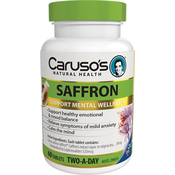 Caruso's Natural Health Saffron 60 Tablets