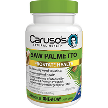 Load image into Gallery viewer, Caruso&#39;s Natural Health Saw Palmetto 50 Capsules