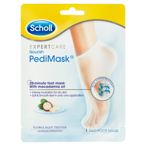 Scholl ExpertCare Nourish PediMask with Macadamia Oil 1 Pair