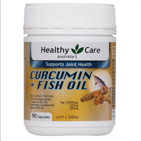 Healthy Care Curcumin + Fish Oil 90 Capsules