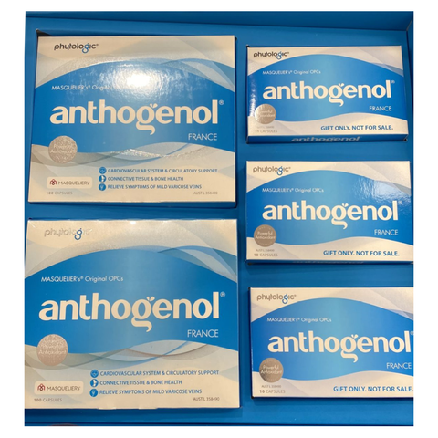 Anthogenol Anti-Ageing Gift Set (2x100 Capsules + 3x10 Capsules)