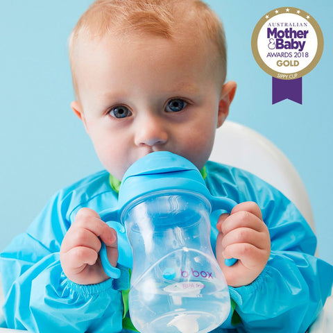 B.BOX sippy cup 240mL - blueberry