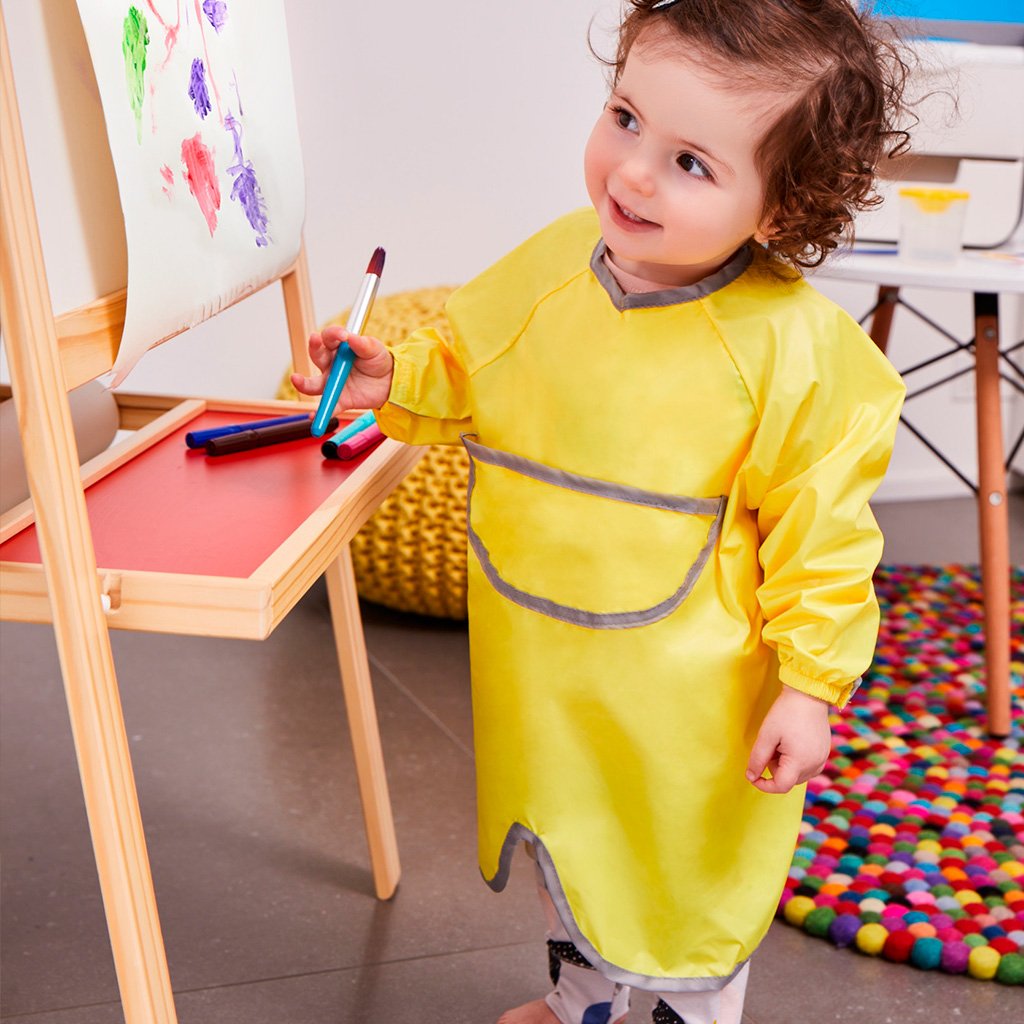 B.BOX Smock Bib 2-4 Years Old - Lemon Sherbet