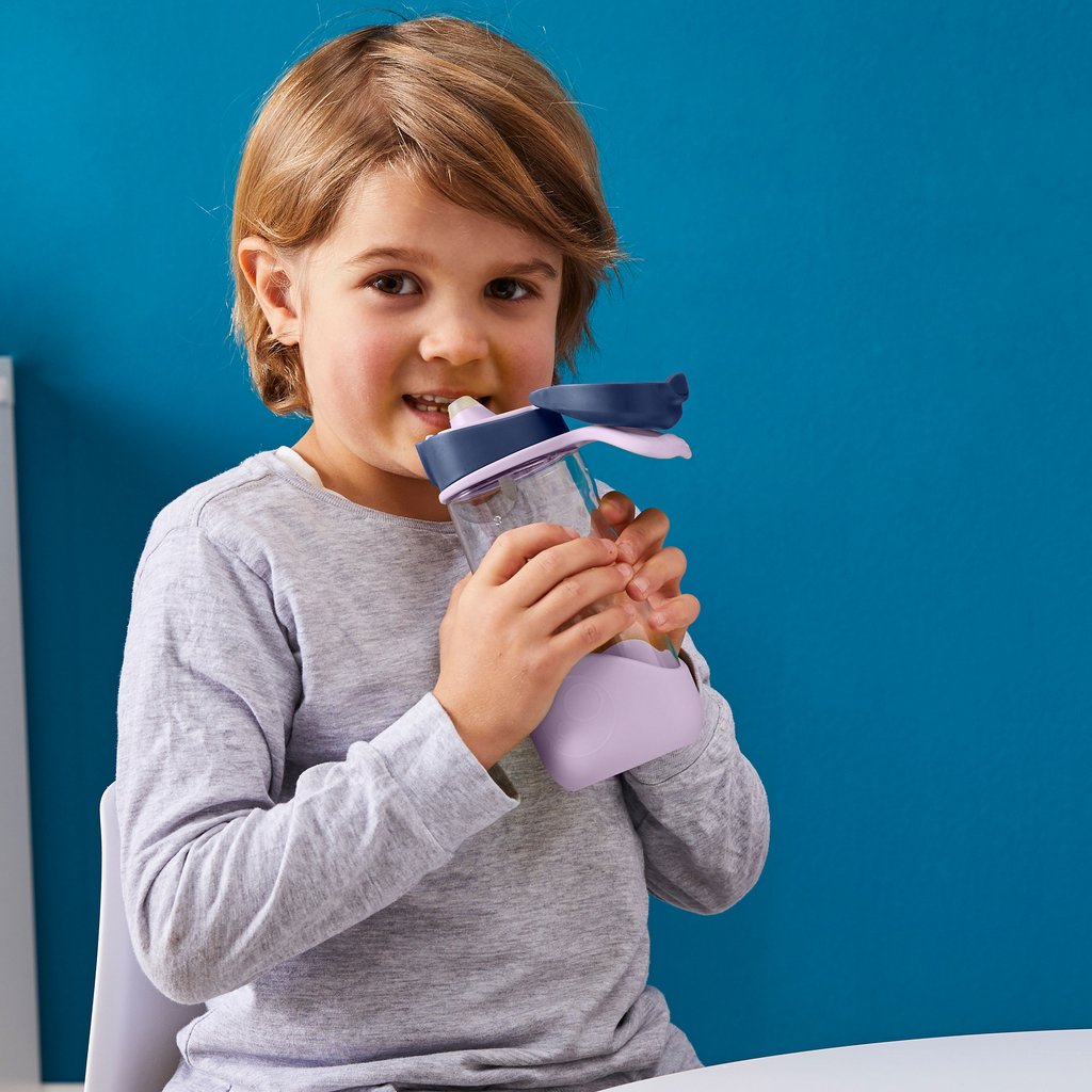 B.Box Sport Spout 600mL Bottle - Indigo Rose