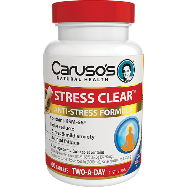 Caruso's Natural Health Stress Clear 60 Tablets