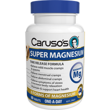 Load image into Gallery viewer, Caruso&#39;s Natural Health Super Magnesium 60 Tablets