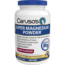 Load image into Gallery viewer, Caruso&#39;s Natural Health Super Magnesium Powder Berry 250g