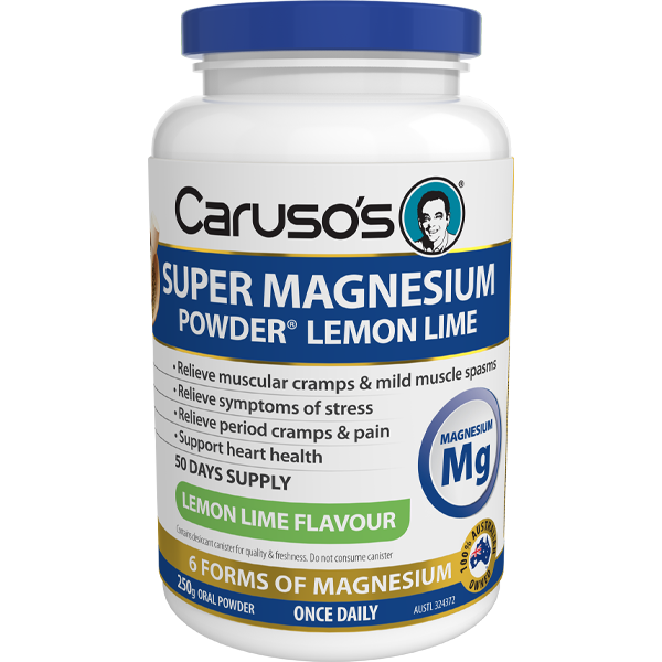Caruso's Natural Health Super Magnesium Powder Lemon 250g