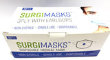 Face Mask - SurgiMasks Disposable Face Masks Level 2 3Ply 50 PCs Box