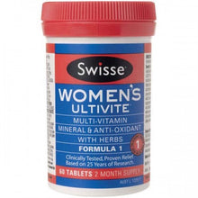 Load image into Gallery viewer, SWISSE Women&#39;s Ultivite Formula 1 60 Tablets