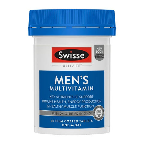 SWISSE Ultivite Men's Multivitamin 30 Tablets