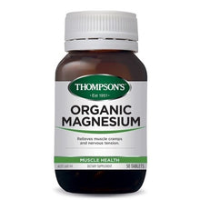 Load image into Gallery viewer, Thompson&#39;s Organic Magnesium 50 Tablets