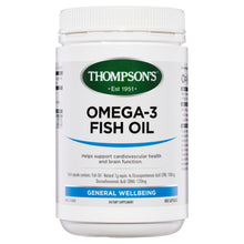 Load image into Gallery viewer, Thompson&#39;s Fish Oil 400 Capsules