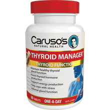 Load image into Gallery viewer, Caruso&#39;s Natural Health Thyroid Manager 60 Tablets