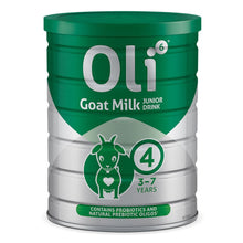 Load image into Gallery viewer, Oli6 Goat Milk Junior Milk Formula 3 to 7 Years Stage 4 800g