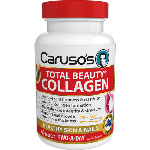 Caruso's Natural Health Total Beauty Collagen 60 Tablets