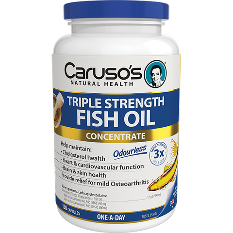 Caruso's Natural Health Triple Strength Fish Oil 150 Capsules